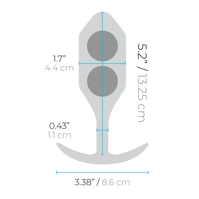 BVibe Male Sex Toys Snug Plug Size 4