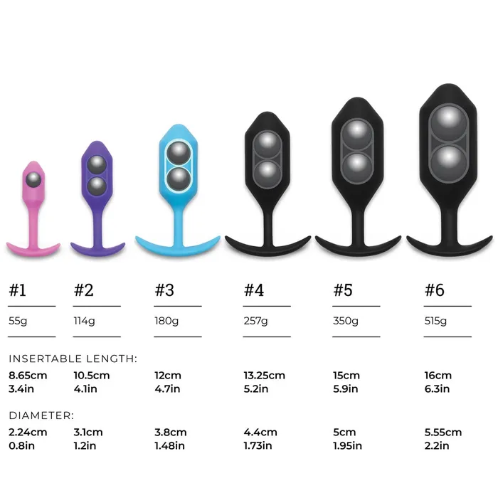 BVibe Male Sex Toys Snug Plug Size 4