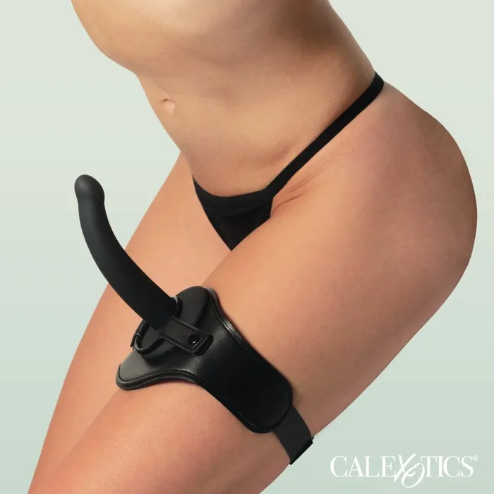 CalExotics Female Sex Toys Onyxxx Thigh Strap on Harness and Dildo Set