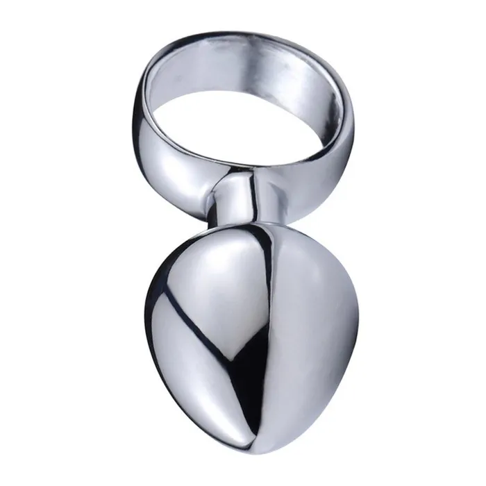 NonVibrating Butt Plugs Metal Butt Plug With Pull Ring Safe Beginner Anal Sex Toys Women House of Dasein Male Sex Toys