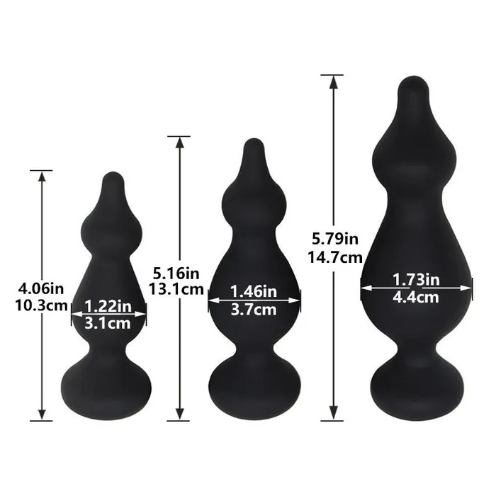 Anal Your Pleasure Toys Large Anal Butt Plug Sets