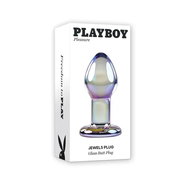 Playboy Anal Playboy Jewels Glass Plug Iridescent