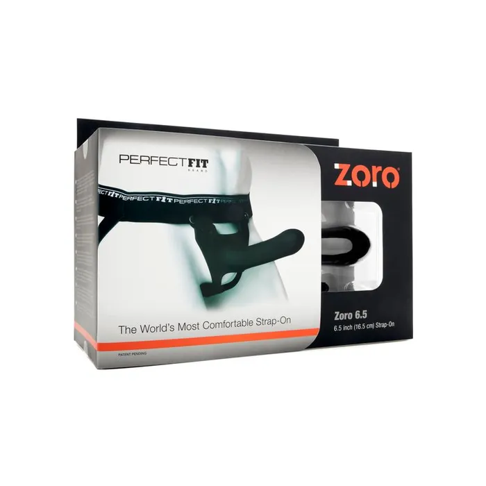 Zoro StrapOn 65in Black PerfectFit Female Sex Toys