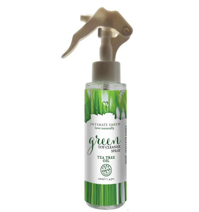 Intimate Earth Green Tea Tree Toycleaner SPRAY 125ml Calvista Vibrators