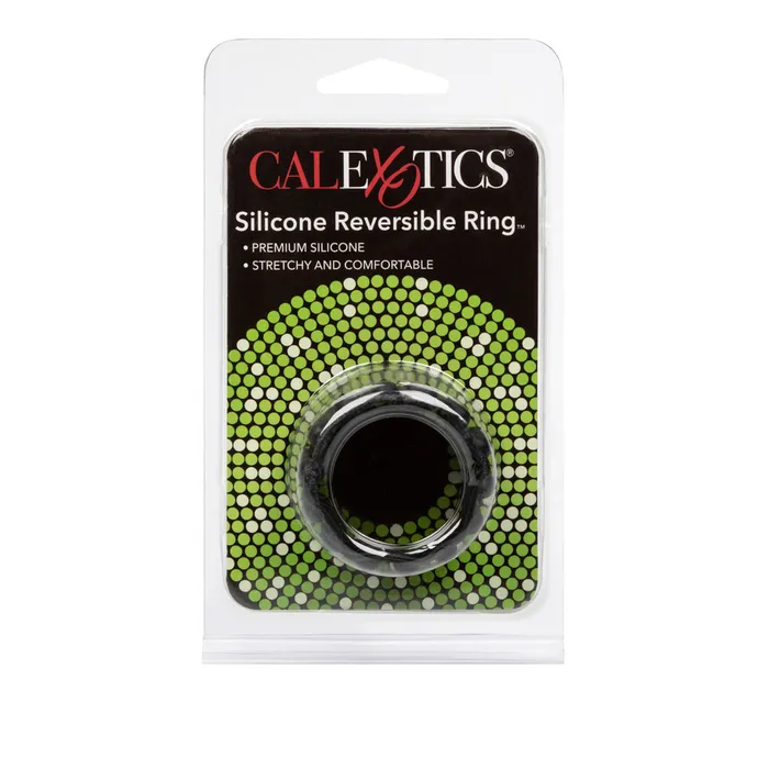 CalExotics Anal CalExotics Silicone Reversible Ring Black