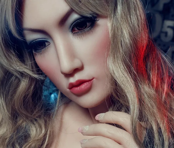 IL Doll Male Sex Toys IL Doll Silicone Sex Doll Head M16 Compatible Natural IL Doll Male Sex Toys IL Doll Silicone Sex Doll Head M16 Compatible Natural