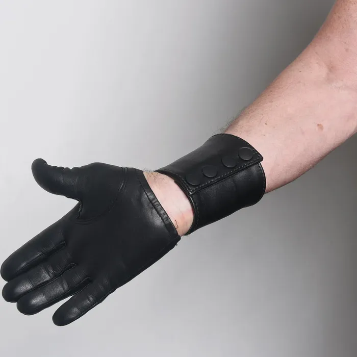 Leather Wrist Gauntlet Wallet Rufstok Restraints