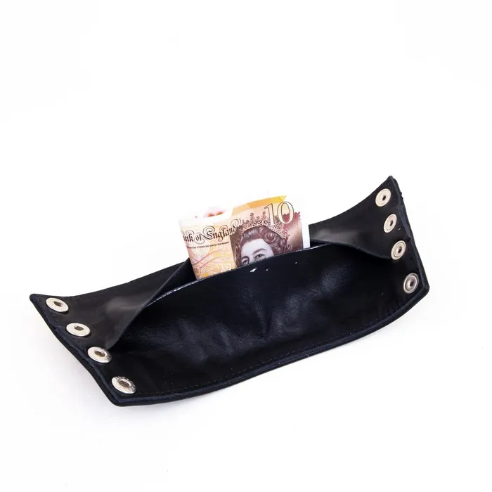 Leather Wrist Gauntlet Wallet Rufstok Restraints