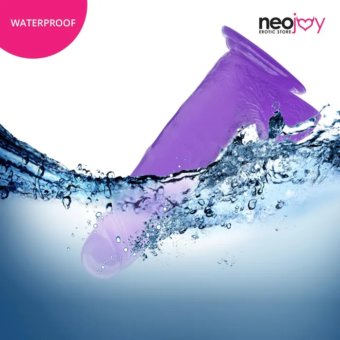 Neojoy Jelly Dildo With StrapOn Dong Purple 20cm 79 inch Neojoy Dildos