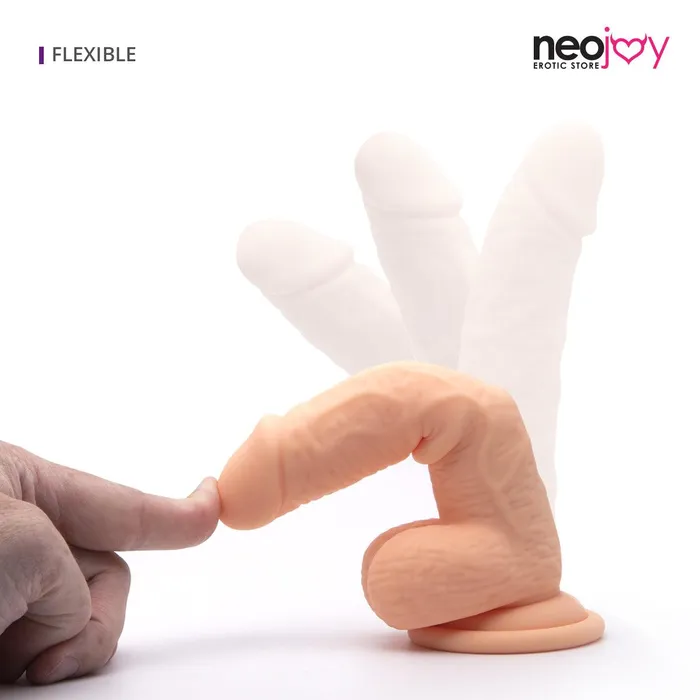 Neojoy Neojoy Skinlike Lover Silicone Vibrating Dildo With Suction Cup Flesh 18cm 71 inch Female Sex Toys