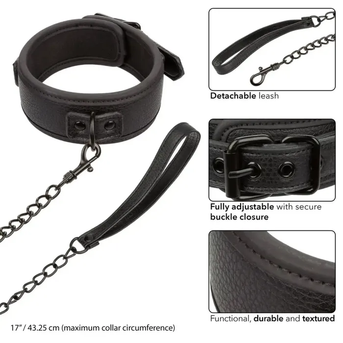 Nocturnal Collar Leash California Exotic Novelties Vibrators