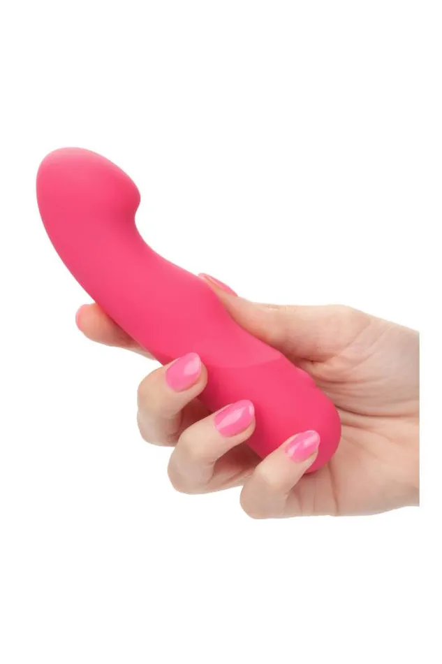 Cal Exotics Liquid Silicone Pixies Curvy Mini Vibe Pink Cal Exotics Vibrators