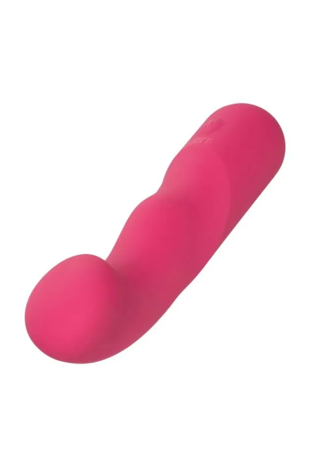 Cal Exotics Liquid Silicone Pixies Curvy Mini Vibe Pink Cal Exotics Vibrators