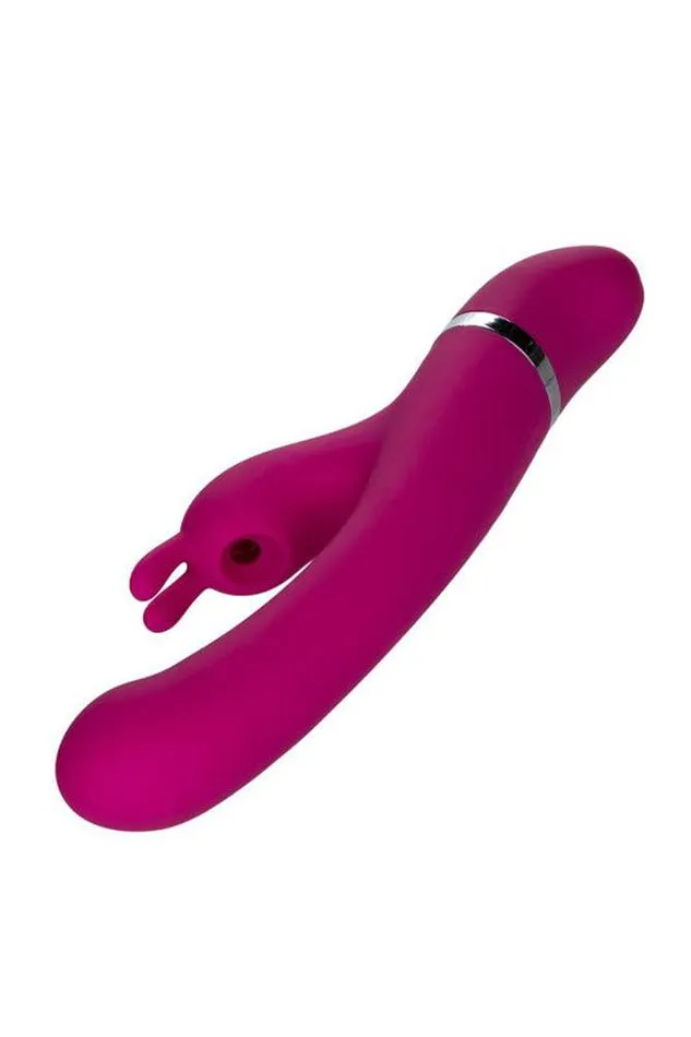 Cal Exotics Vibrators Cal Exotics Foreplay Frenzy Bunny Kisser Vibrator Purple