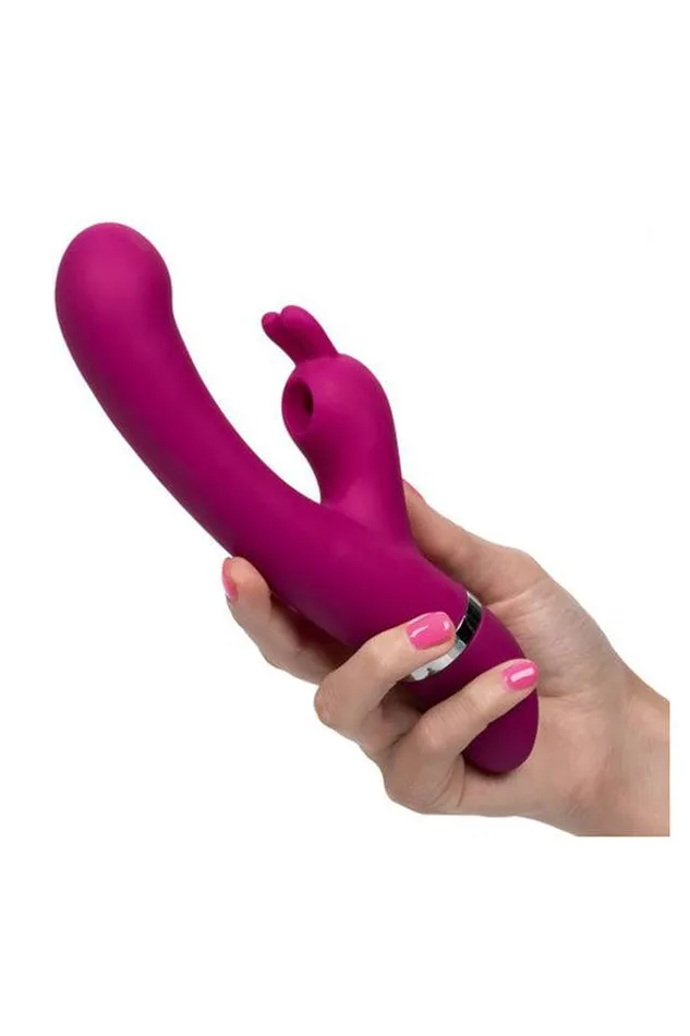 Cal Exotics Vibrators Cal Exotics Foreplay Frenzy Bunny Kisser Vibrator Purple