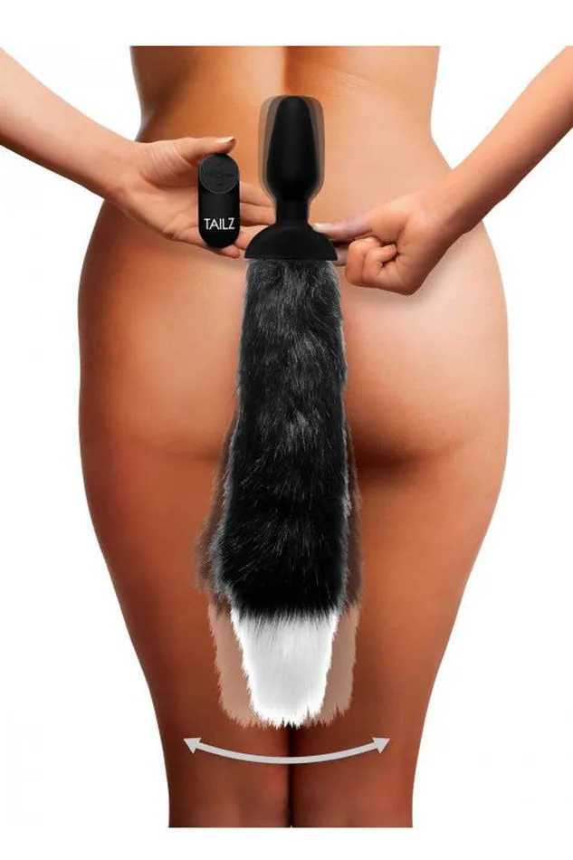 Male Sex Toys XR Brands XR Brands Tailz Waggerz Moving and Vibrating Fox Tail Anal Plug With Remote Male Sex Toys XR Brands XR Brands Tailz Waggerz Moving and Vibrating Fox Tail Anal Plug With Remote