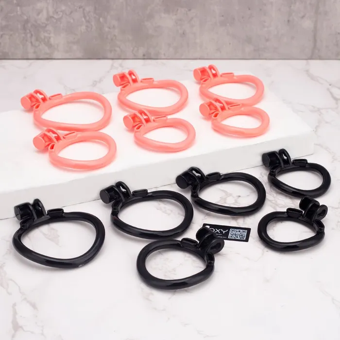 Oxyshop Male Sex Toys Spare Part Curved Spare Chastity ring V2 Premium paint