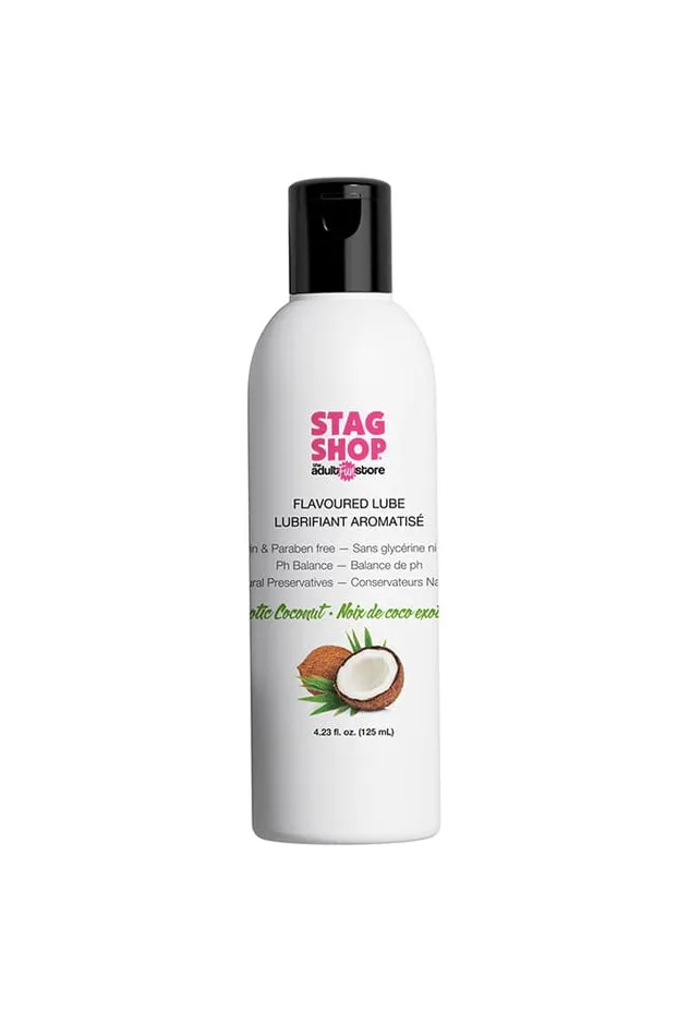 Stag Shop Stag Shop Flavored WaterBased Lubricant Coconut 4oz Lubricants