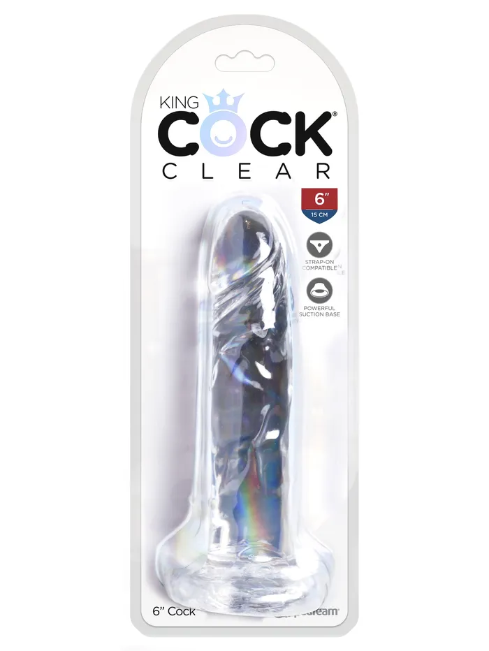 King Cock Clear 6 Inch Cock Pipedream Dildos