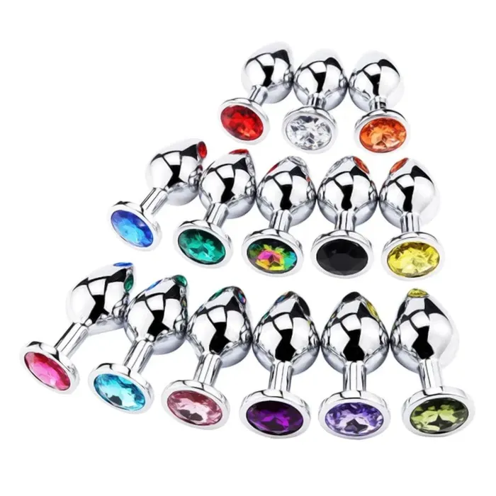Smooth Aluminum Alloy Princess Plug 276 to 374 Long Lovegasm Anal