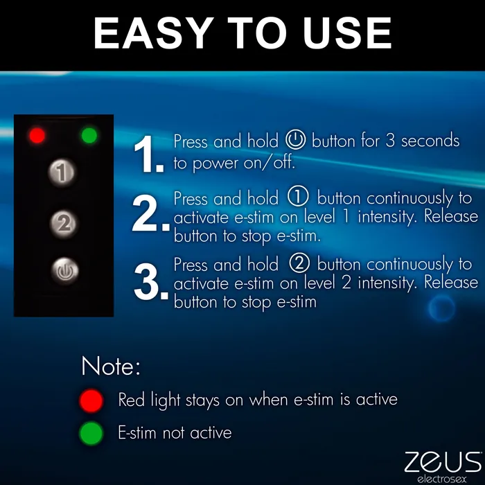 Zeus Electrosex Vibrators Estim Baton