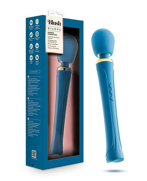 Blush Dianna Wand Massager Teal Blush Novelties Vibrators