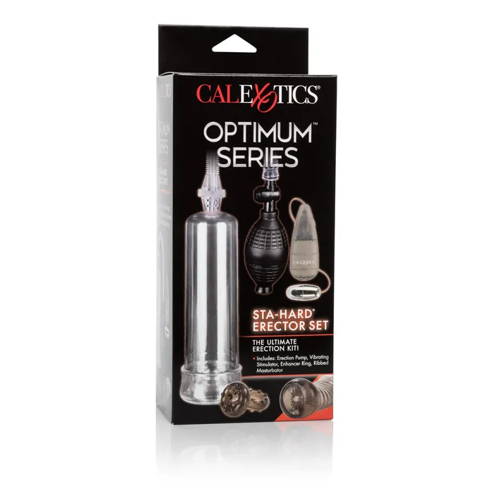 California Exotics Optimum Series StaHard Erector Set Clear California Exotics Dildos