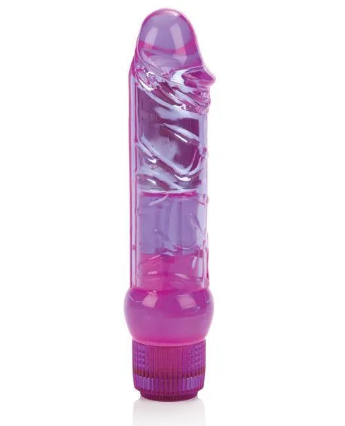 Crystalessence 65 Gyrating Penis Purple California Exotic Novelties Vibrators