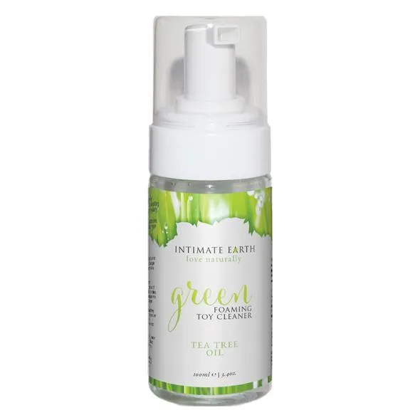 Intimate Earth Green Foaming Tea Tree Oil Toy Cleaner Intimate Earth Couples Intimate Earth Green Foaming Tea Tree Oil Toy Cleaner Intimate Earth Couples