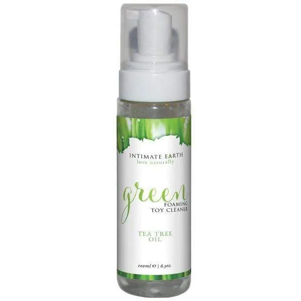 Intimate Earth Green Foaming Tea Tree Oil Toy Cleaner Intimate Earth Couples Intimate Earth Green Foaming Tea Tree Oil Toy Cleaner Intimate Earth Couples