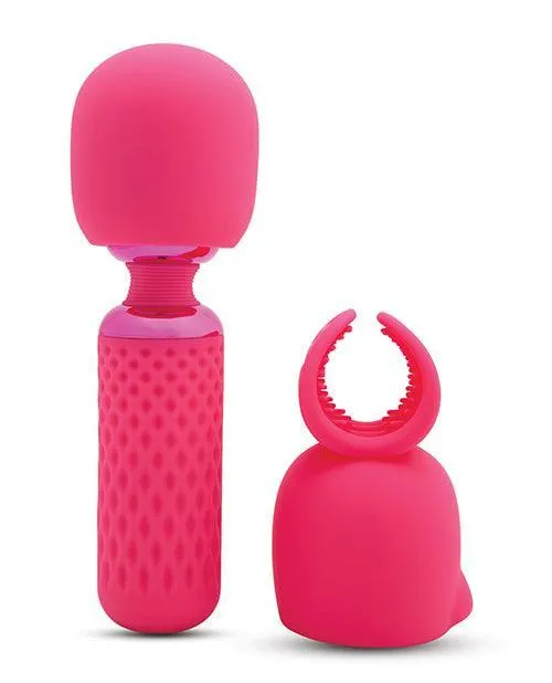 Novel Creations Usa INC Male Sex Toys Nu Sensuelle Harlow Mini Wand wMasturbator Attachment Novel Creations Usa INC Male Sex Toys Nu Sensuelle Harlow Mini Wand wMasturbator Attachment