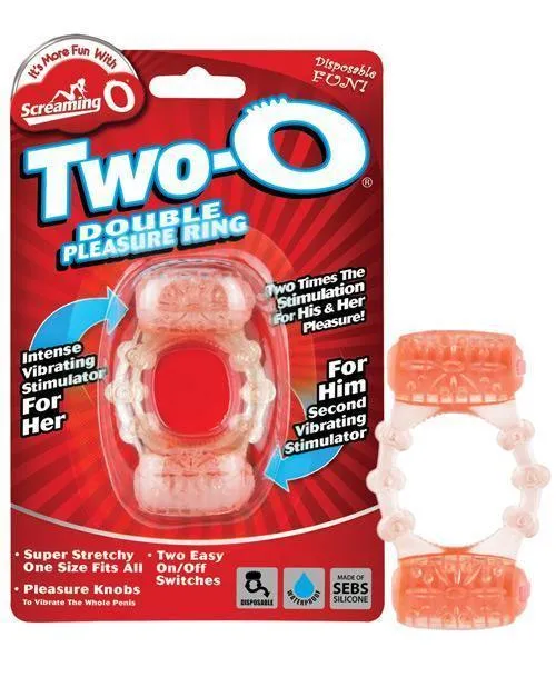 Screaming O Twoo Double Pleasure Ring Bushman Products Male Sex Toys