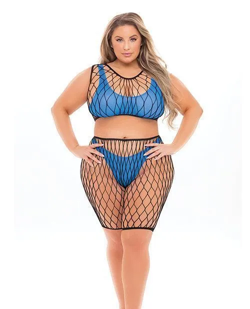 Vibrators Pink Lipstick Brace For Impact Large Fishnet Top Shorts Bra Thong fits Up To 3x Pink Qn Rene Rofe Vibrators Pink Lipstick Brace For Impact Large Fishnet Top Shorts Bra Thong fits Up To 3x Pink Qn Rene Rofe