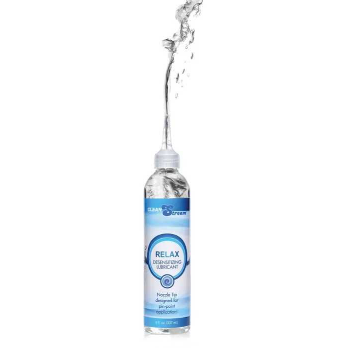 CleanStream Sexual Health Wellbeing Relax Desensitizing Lubricant with Nozzle Tip 8 oz CleanStream Sexual Health Wellbeing Relax Desensitizing Lubricant with Nozzle Tip 8 oz