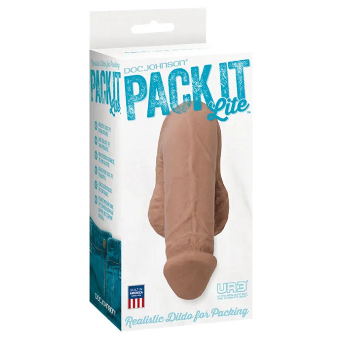 Doc Johnson Male Sex Toys Pack It Lite Brown