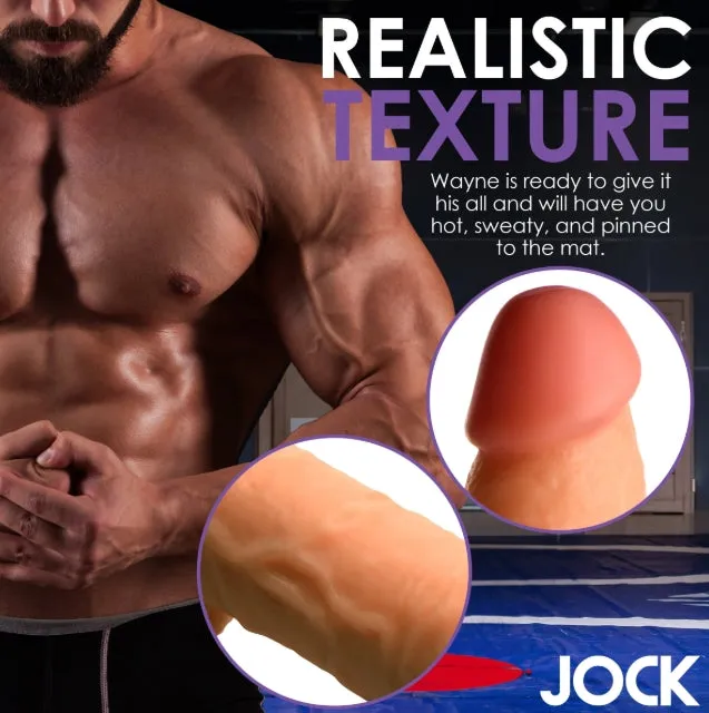Female Sex Toys Curve Toys Fantasy JOCK Wrestling Wayne 7 Light Dildo with Balls