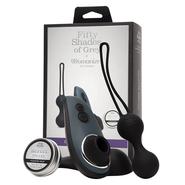 Fifty Shades of Grey Womanizer Desire Blooms Kit Black WeVibe Vibrators
