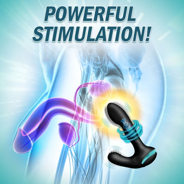 Maverick Rotating Vibrating Silicone Prostate Stimulator Prostatic Play Male Sex Toys