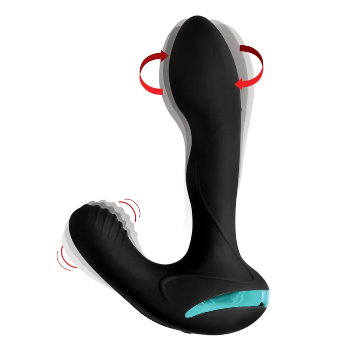 Maverick Rotating Vibrating Silicone Prostate Stimulator Prostatic Play Male Sex Toys