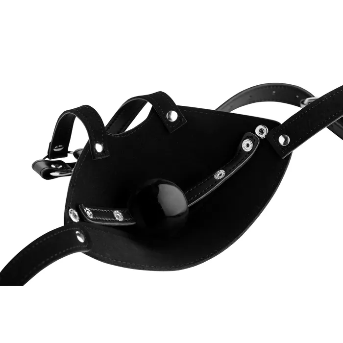 Strict Female Sex Toys Mouth Harness with Ball Gag
