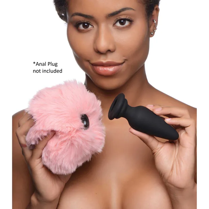 Tailz Vibrators Interchangeable Bunny Tail Pink
