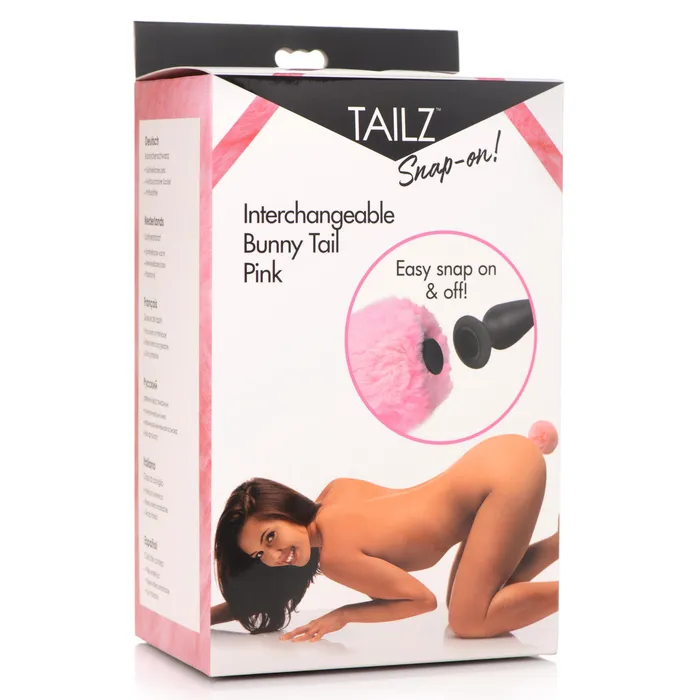 Tailz Vibrators Interchangeable Bunny Tail Pink