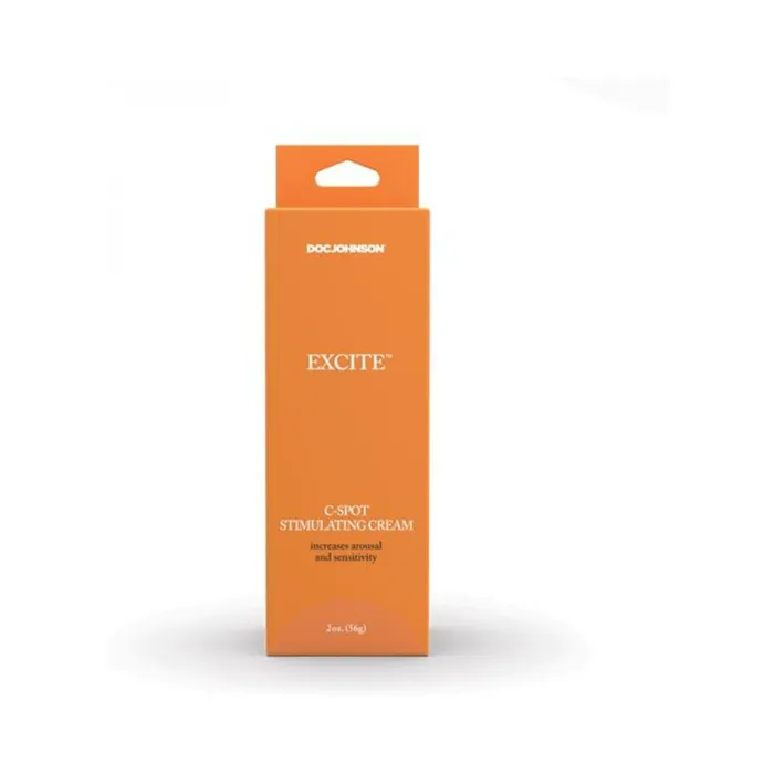 Vibrators Doc Johnson Doc Johnson Excite Cspot Stimulating Cream 2 Oz