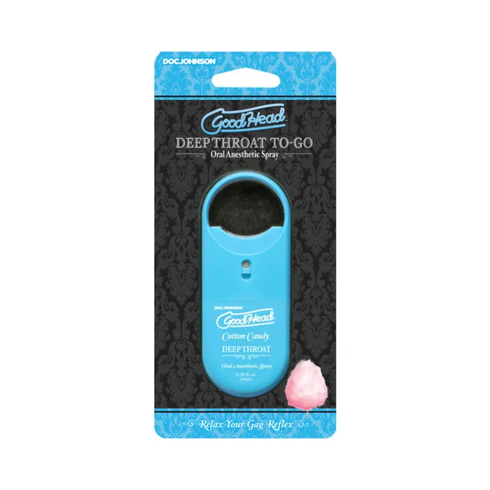 Vibrators Doc Johnson Goodhead Deep Throat Spray Togo Cotton Candy 030 Fl Oz
