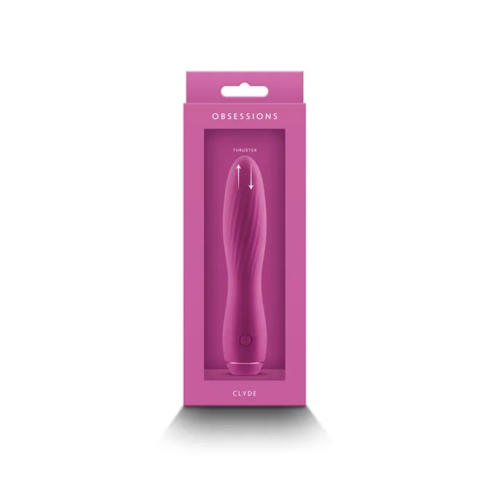 Vibrators New Sensations Novelties Inc Obsession Clyde Dark Pink