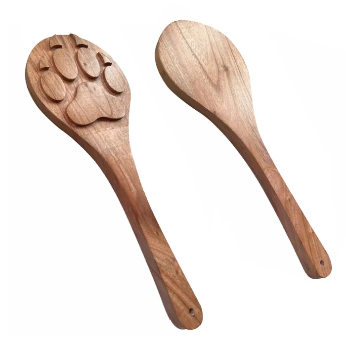 Anal Black Label Wooden Wolf Paw Paddle Black Label