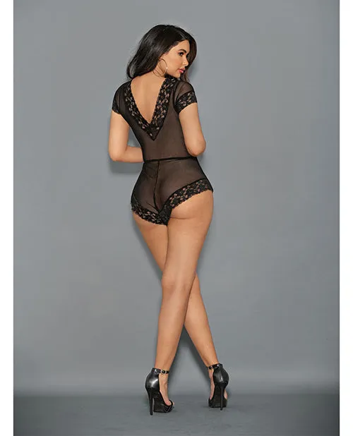 Anal Euphoria Romper Black OS Open Desires