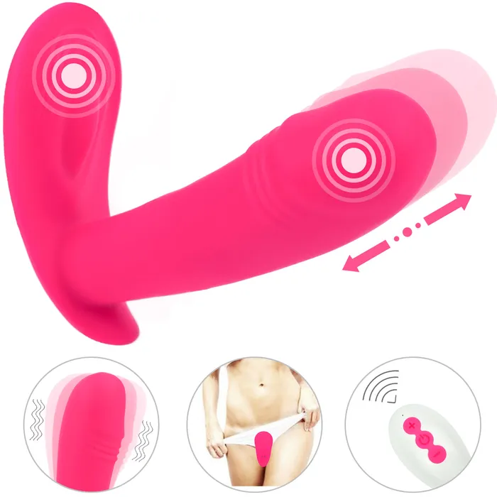 Female Sex Toys Earlypeach 10 Vibration Mode Clit Stimulator Massager with Remote Control Female Sex Toys Earlypeach 10 Vibration Mode Clit Stimulator Massager with Remote Control