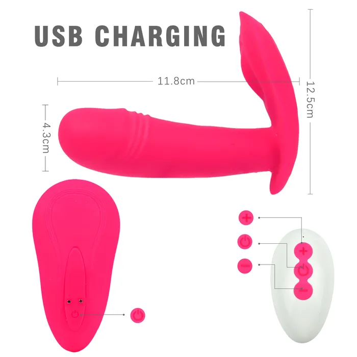 Female Sex Toys Earlypeach 10 Vibration Mode Clit Stimulator Massager with Remote Control Female Sex Toys Earlypeach 10 Vibration Mode Clit Stimulator Massager with Remote Control