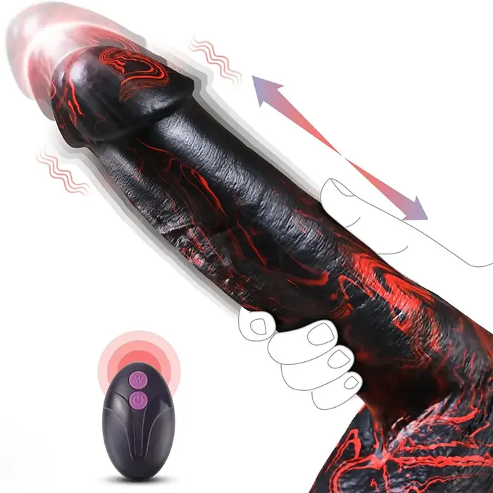 Female Sex Toys Inyarose Lava Burst Thrusting Dildo Vibrator
